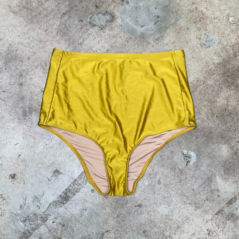 american apparel high waist bikini bottom 🍐